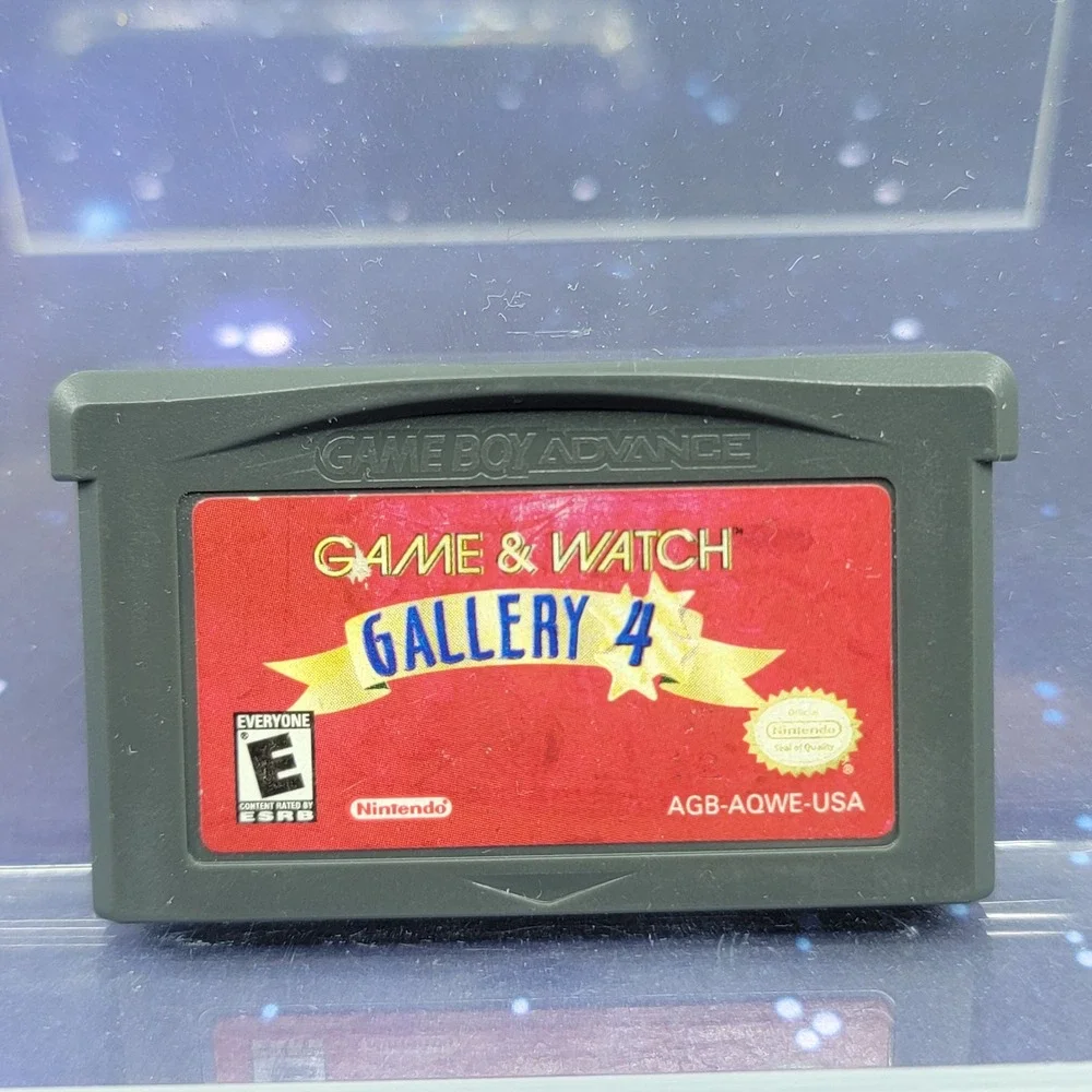 Nintendo Game Boy Advance Game & Watch Gallery 4 AGB-AQWE-USA GBA Cartridge